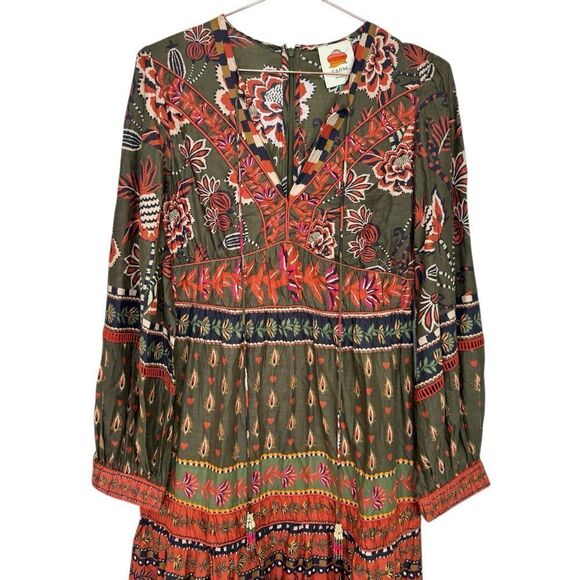 NEW Farm Rio Ainika Floral Garden Maxi Dress Size Small - Picture 7 of 13